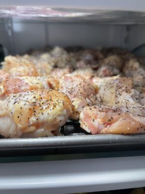 Drying Wings in the fridge