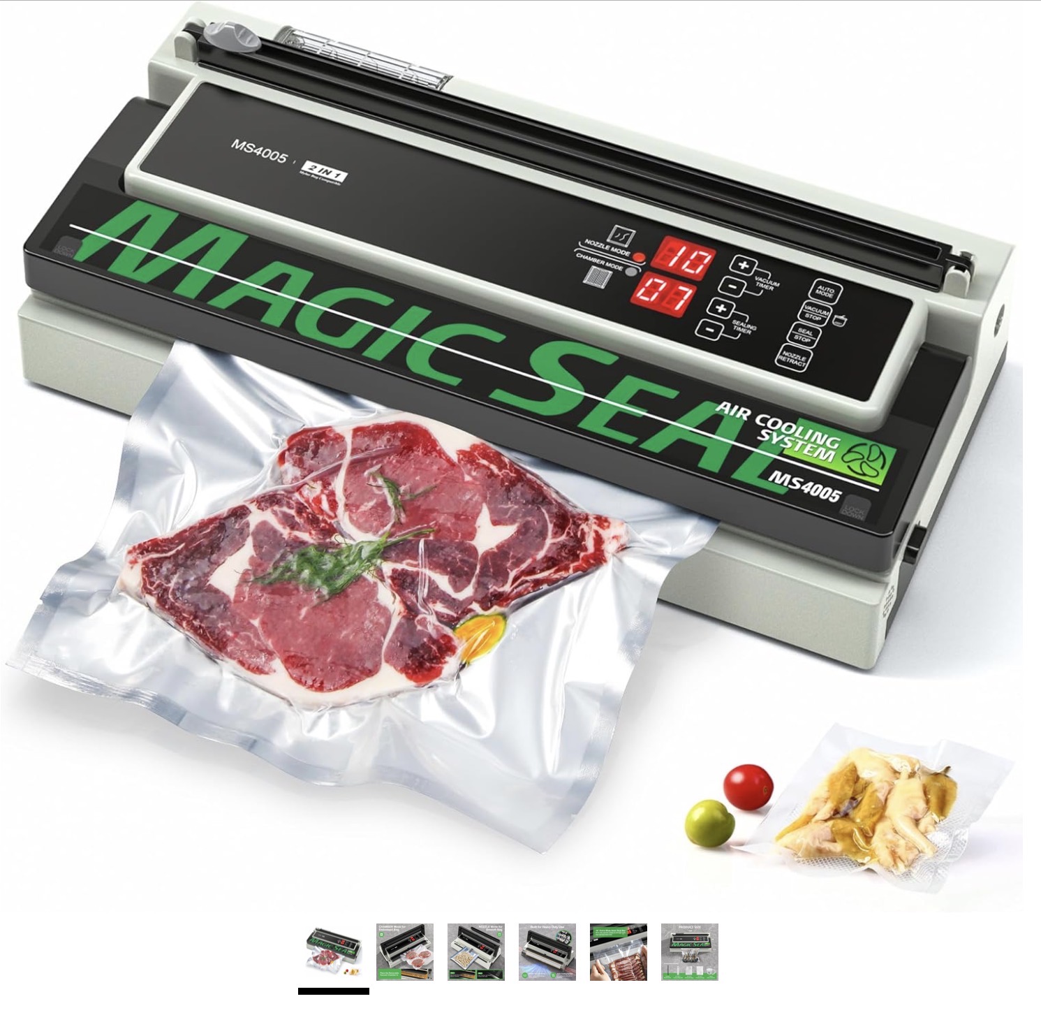 Extra-wide vacuum sealer