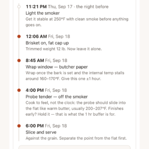 The BBQ Geek iPhone App provides alerts