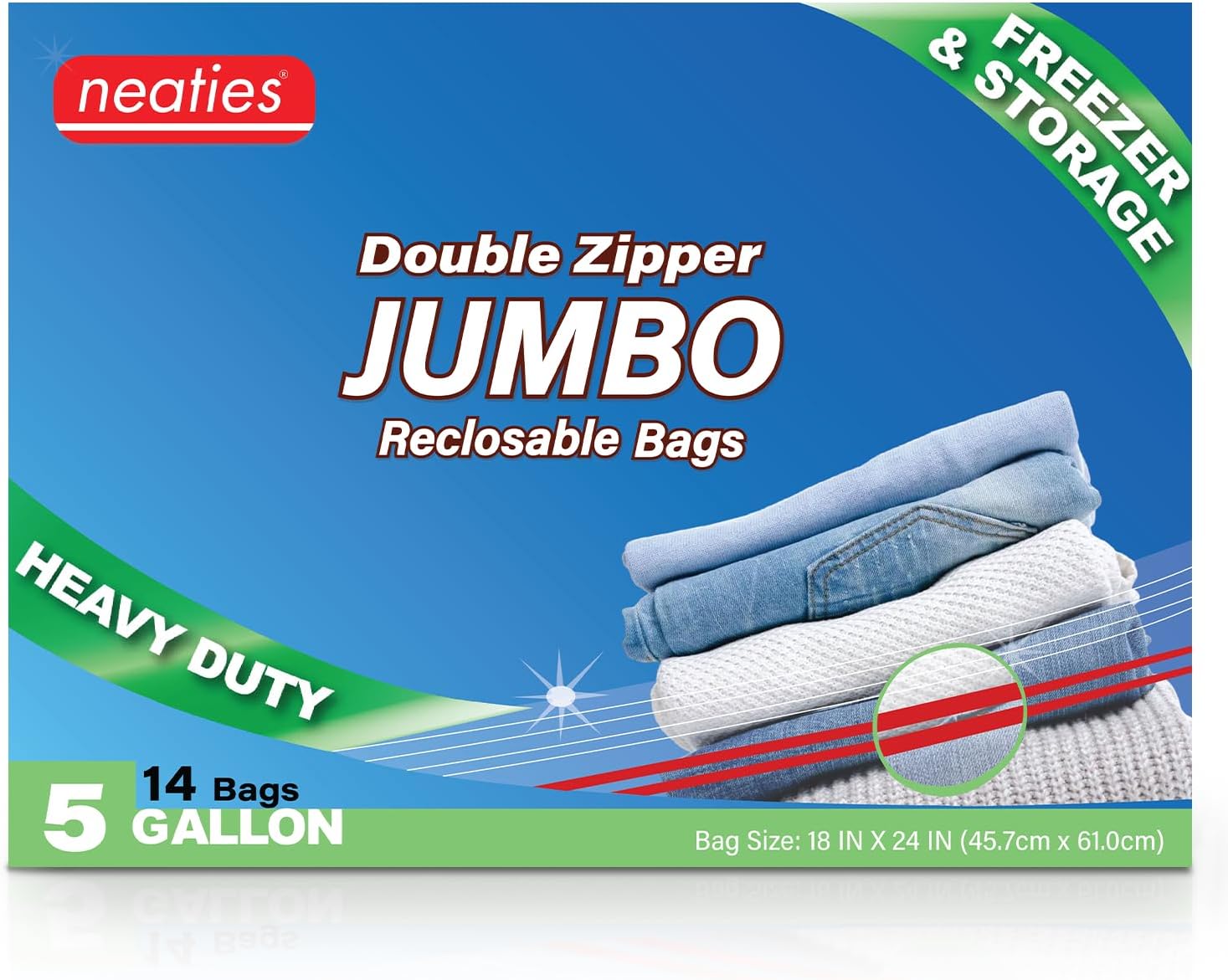 Jumbo Resealable Bags